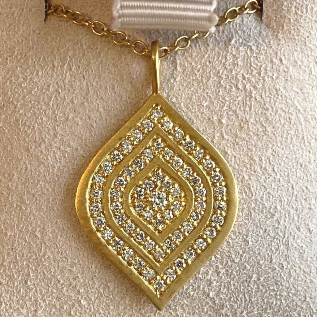 Jamie Wolf ~ 18k Diamond Aladdin Pendant Necklace